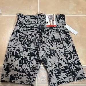 NWT Calvin Klein Black and Gray Women's Bike Shorts